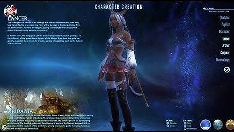 FINAL FANTASY XIV: A Realm Reborn - Character Creation