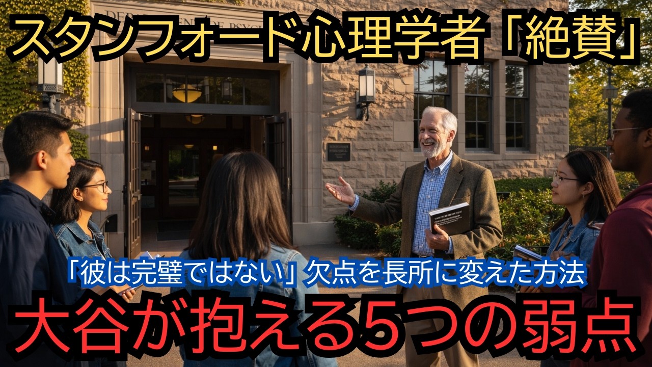 【衝撃の真実】「彼は完璧ではない」大谷翔平が今も抱える