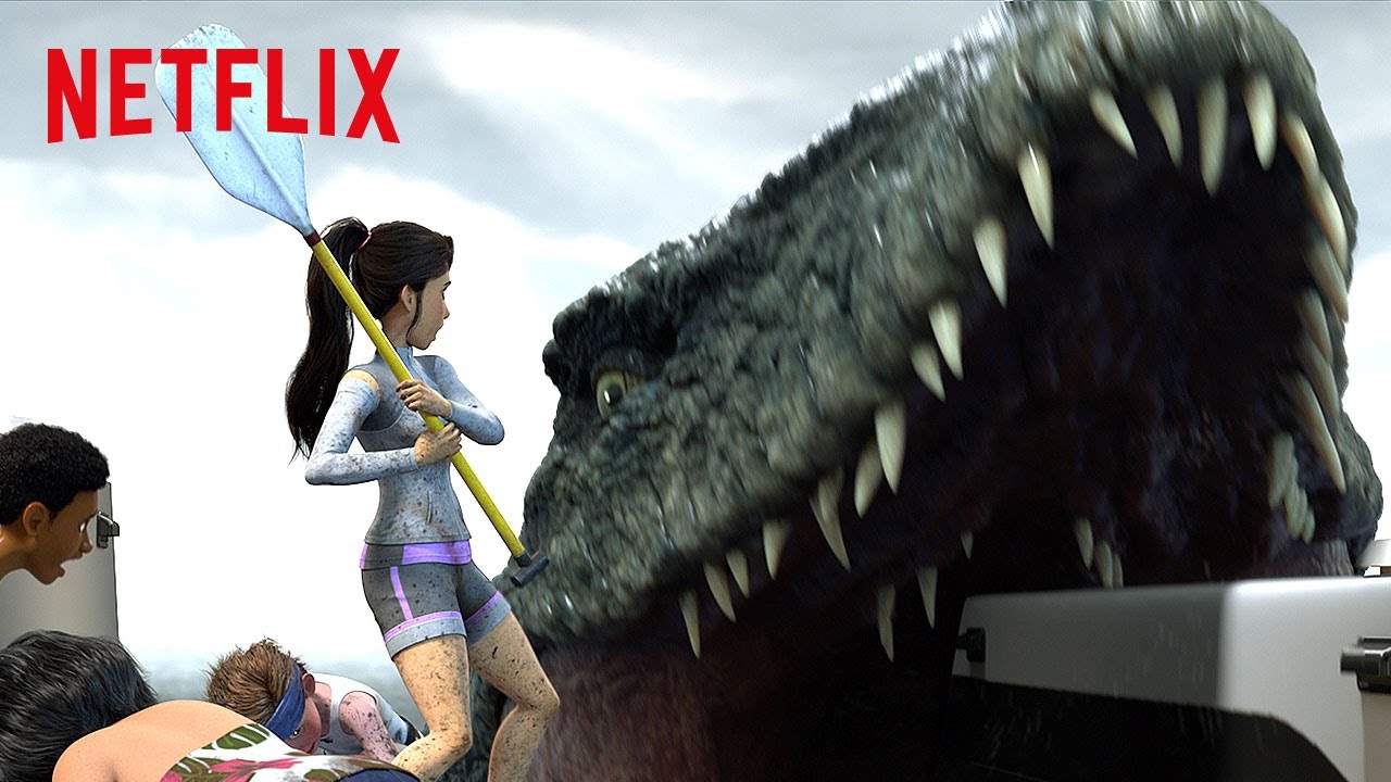 Download Face to Face with a Mosasaurus 🌊 Jurassic World Camp Cretaceous | Netflix After School