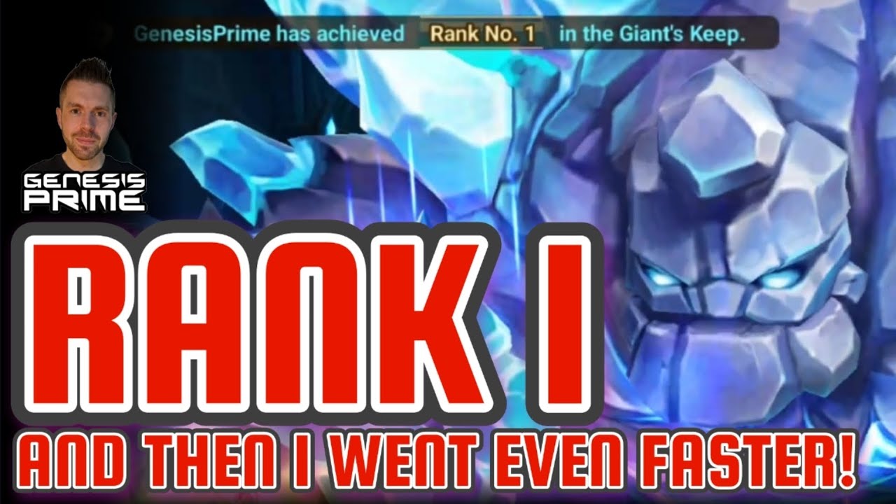 GIANTS RANK 1 - THEN I WENT FASTER!! 2x Teams/Runes 