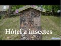 Hôtel a insectes un bonheur pour les insectes et l'environement.