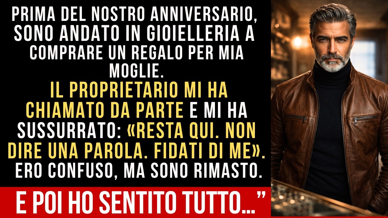 Prima Del Nostro Anniversario, Il Gioielliere Sussurrò: “Nasconditi”. 5 Minuti Dopo, Sentii Tutto…