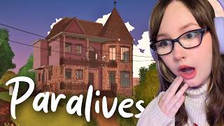 Building a GOTHIC HOUSE in PARALIVES!