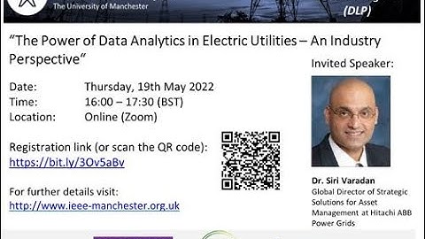 DLP: The Power of Data Analytics in Electric Utilities with Dr. Siri Varadan