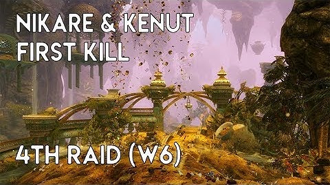 Gw2 [qT] 2nd Boss - Nikare & Kenut - First Kill 4th Raid (W6)