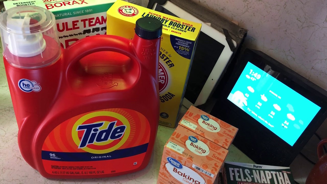 Homemade Laundry Detergent YouTube