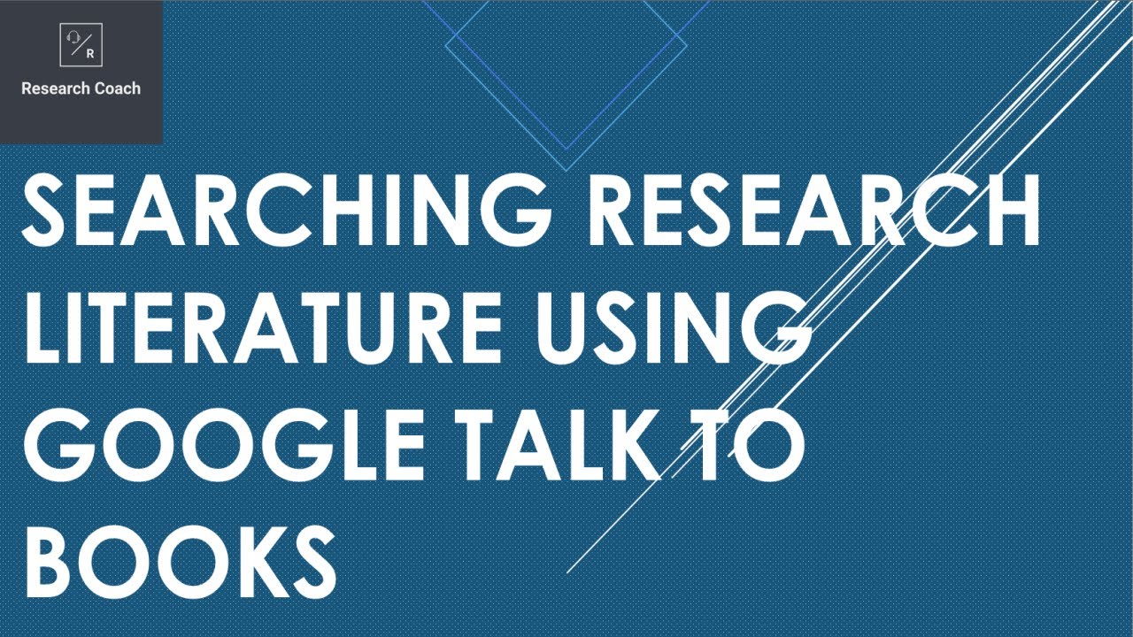 google literature research