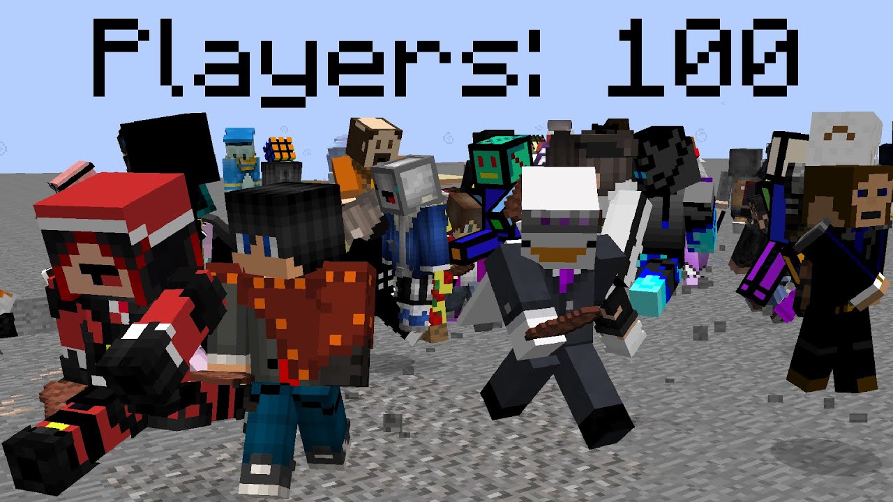 I Disabled PvP with 100 Players in Minecraft UHC. This is what happened.