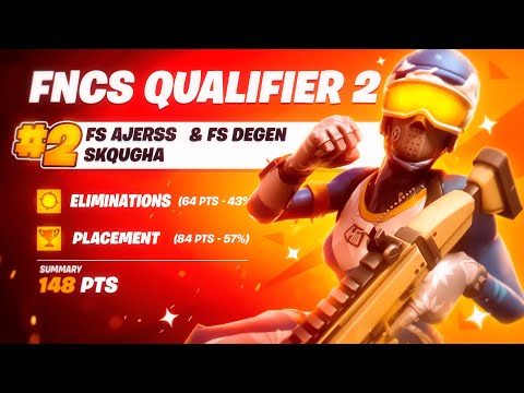 2ND PLACE in FNCS FINALS 🏆 w/ Degen & Skqttles