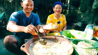 Masak lodeh bunga kol dan terong glatik pertama kali ternyata enak