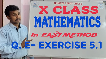 X CLASS MATHEMATICS /EASY WAY TO LEARN/ QUADRATIC EQUATIONS EX-5.1for PUBLIC EXAM /also TET and DSC.