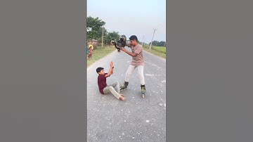 Mind-Blowing Inline Tricks to Impress Your Friends🛼😱#inlineskating#roadskating#rollerblading#shorts