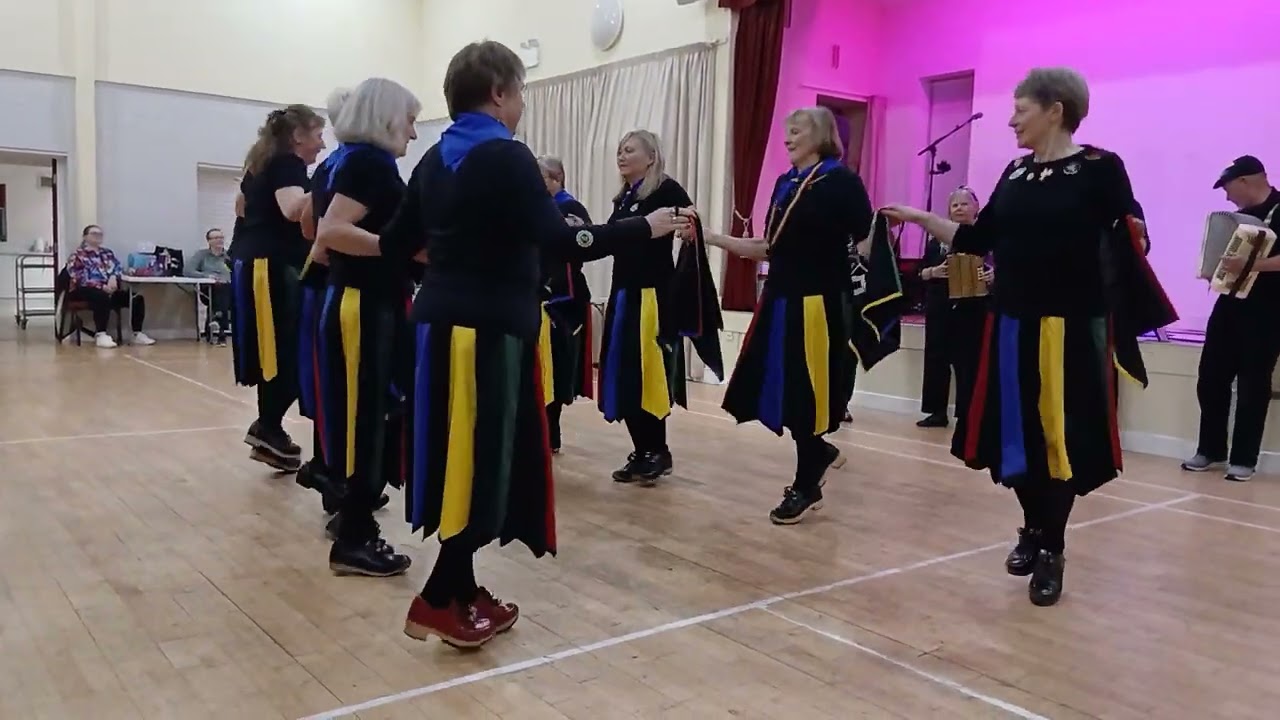 Harlequin North West Morris dancing troupe. 