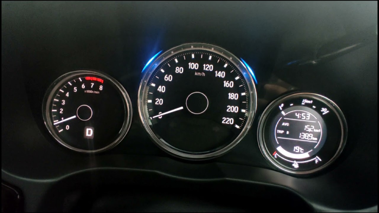 2/2 Update Speedometer Patrol Gauge Review Honda City 6th generation 2021 YouTube
