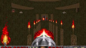 Final Doom Plutonia level 3, Aztec: Southeast quadrant, no damage