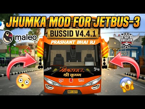 New Jhumka Mod For Jetbus-3 🤩 || Bussid V4.4.1 || Download Now 🔥