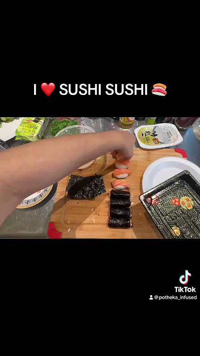Anything is bound to go down in my kitchen #sushi #foodie #chef #pothekainfused #homecooking #fyp