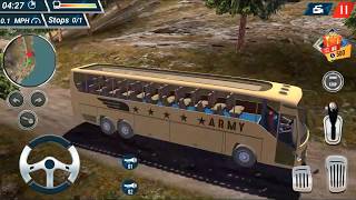 Xe Ô TÔ Bus Quân Đội Trở Binh Lính | Game Hay | Kiều Hương screenshot 1