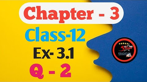 class 12th Ex 3.1 Q2 Math | chapter 3 matrix solution #matrix #maths #class12#education #video