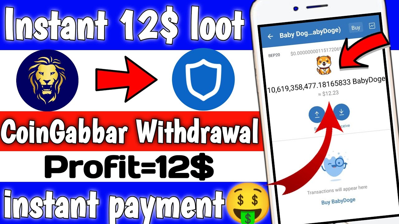 Coin Gabbar Withdrawal Instant 12$💥New Crypto Loot Today😱Coin Gabbar Loot Coin Gabbar withdraw proof