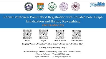 Robust Multiview PC Registration with Pose Graph Initialization & History Reweighting (CVPR 2023)