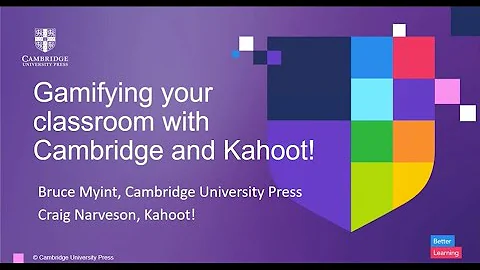 Gamifying your Classroom with Cambridge and Kahoot! with Bruce Myint and Craig Narveson