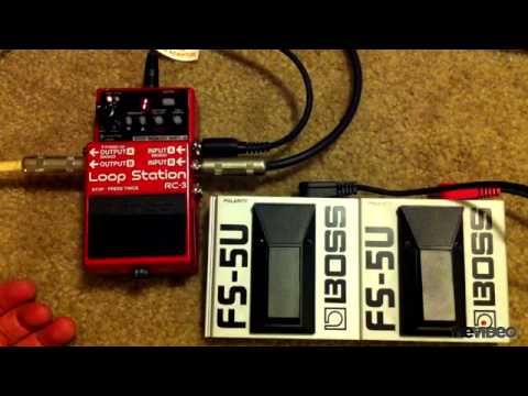 BOSS LOOP Station RC-3 FS-6