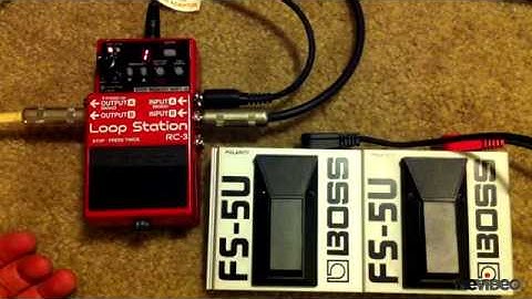 BOSS RC-3: Using Foot Switches