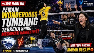 🔴MEGA'S SPIKE CAUSES PANIC‼️ KIM YEON-KOUNG ANGRY AFTER HER PLAYER GETS INJURED HYUNDAI VS WONDER...