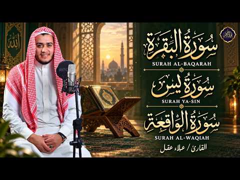 رقية للبيت سورة البقرة، يس، الواقعة - شفاء وبركة وحفظ من الشيطان Quran Ruqyah