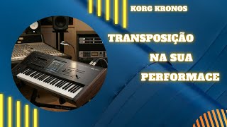 Korg Kronos Transposição na Performace