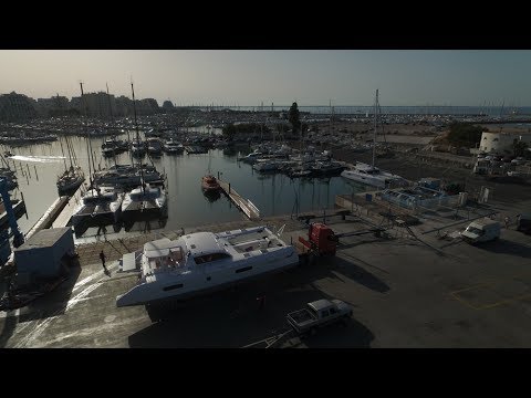 Launching an Outremer 51' : L' Ange Bleu
