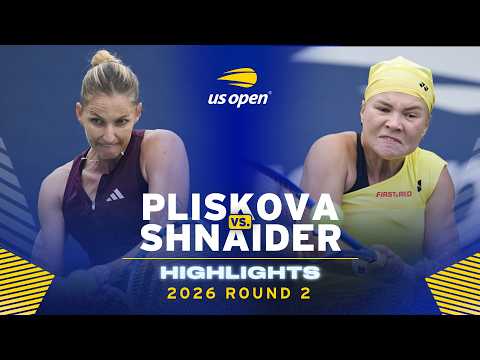 Karolina Pliskova vs. Diana Shnaider Highlights | 2026 US Open Round 2