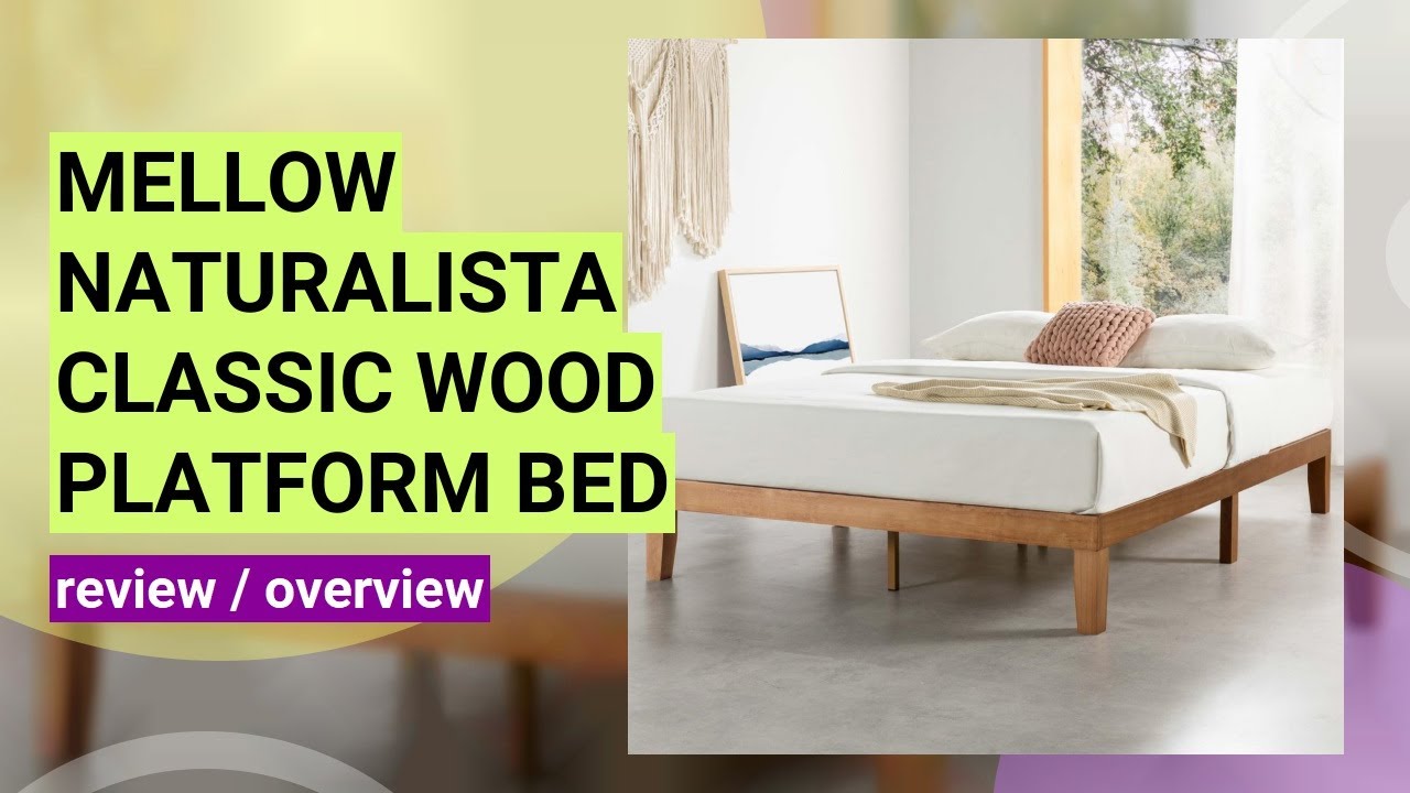Review of the Mellow Naturalista Classic 12" Solid Wood Platform Bed