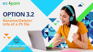 TSO ISPF - Option 3.2 - Rename/Delete/Info of a PS file