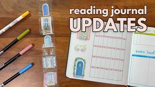 NEW washi tapes for a NEW reading journal set up some catching up