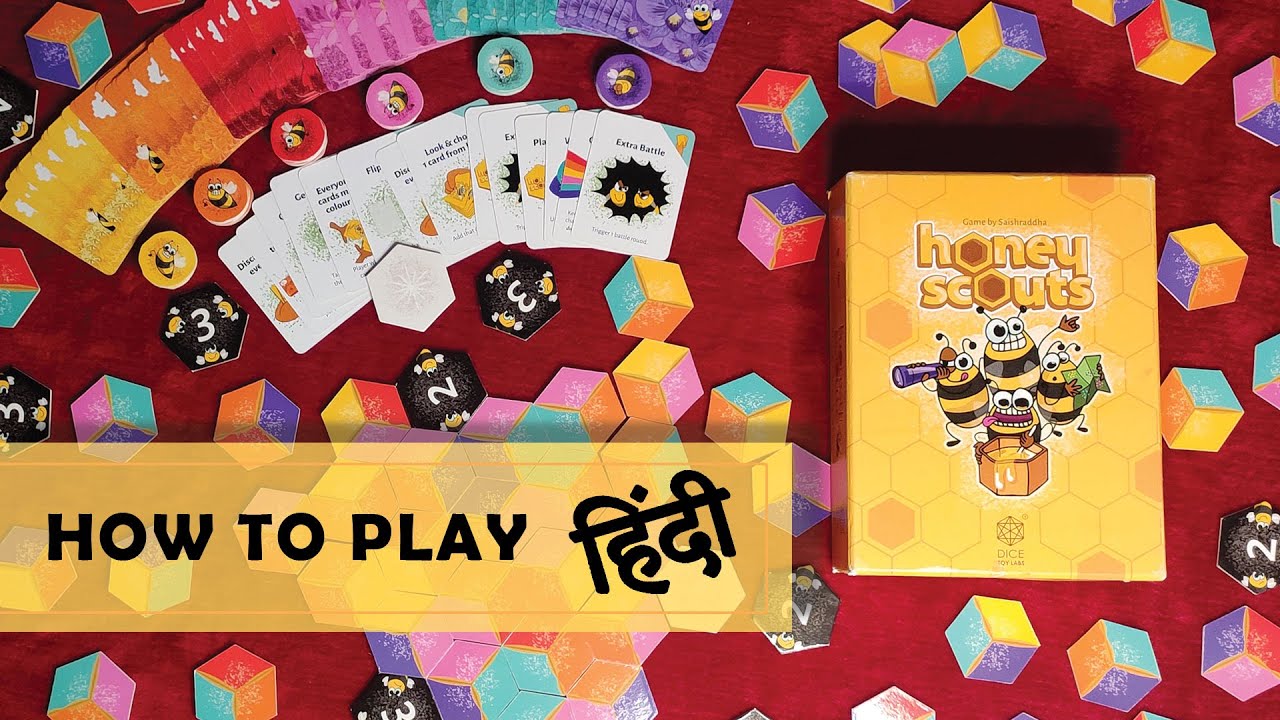 HONEY SCOUTS - How To Play in HINDI || Indian Board Games || let's sit n play ||