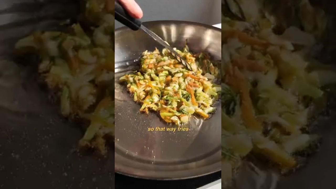 How to make the crispiest veggie pancakes