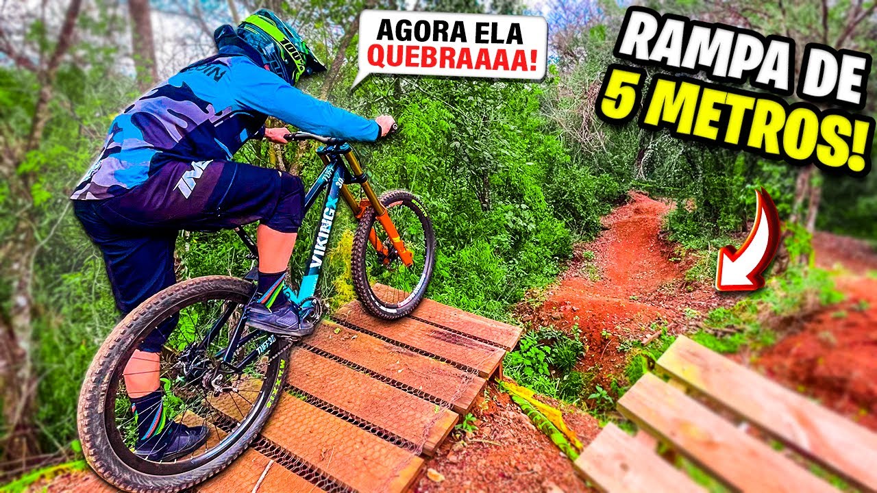 PULEI UMA RAMPA MUITO GRANDE COM A MINHA VIKINGX DE FOX 40 😱 *agora a vikingx trinca*