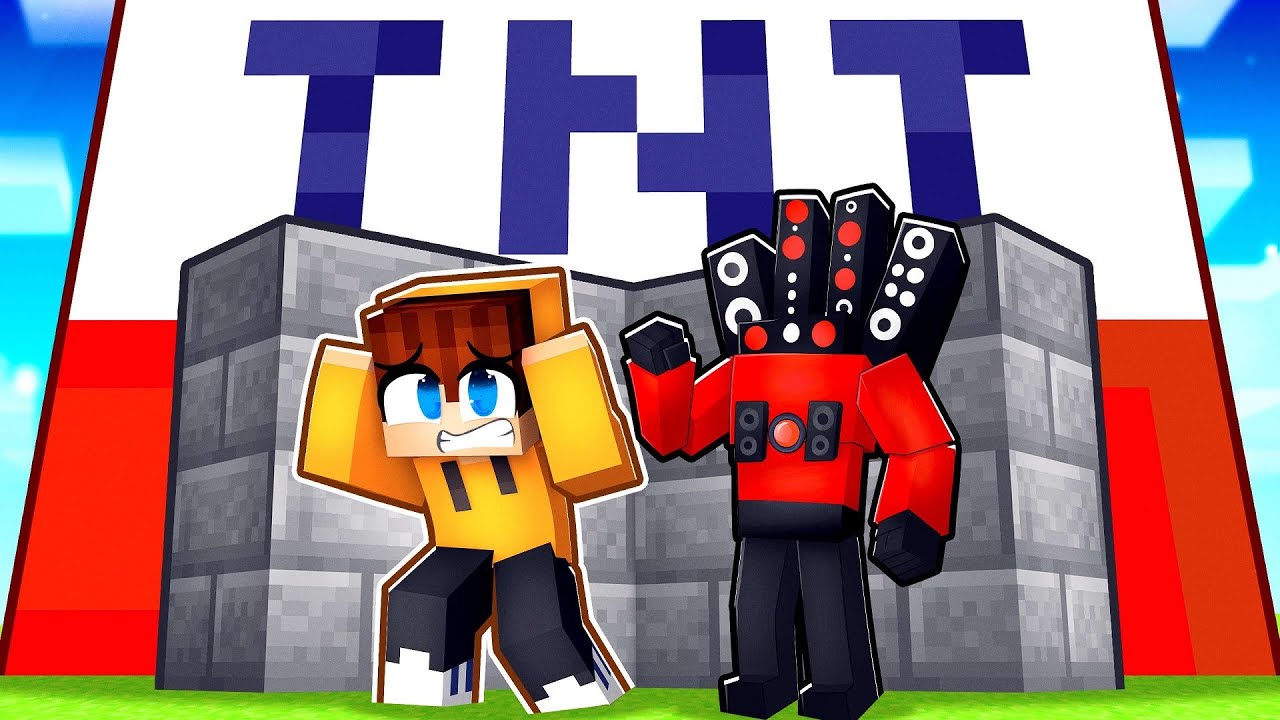 Build to SURVIVE vs TNT With SPEAKER FAMILY!