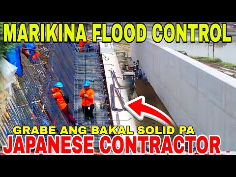 Marikina Flood Control Latest Update Ang tendi Ng Revars Halos dekit ang  Ibaka Japanese Contractor