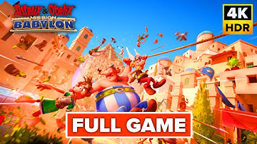 Asterix & Obelix - Mission Babylon Gameplay Walkthrough FULL GAME (4K 60FPS) No Commentary