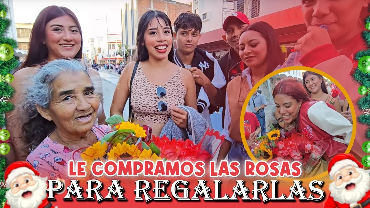 COMPRAMOS LAS FLORES para regalarlas en SAN SALVADOR. Gaby tuvo un lindo gesto con la señor ♥