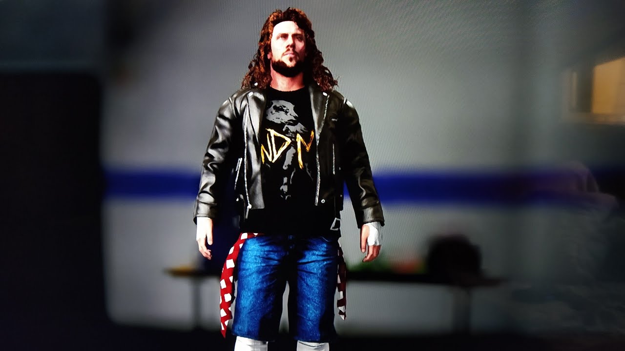 Wwe2k18 Caw formula : Raven  (WWF ECW WCW)