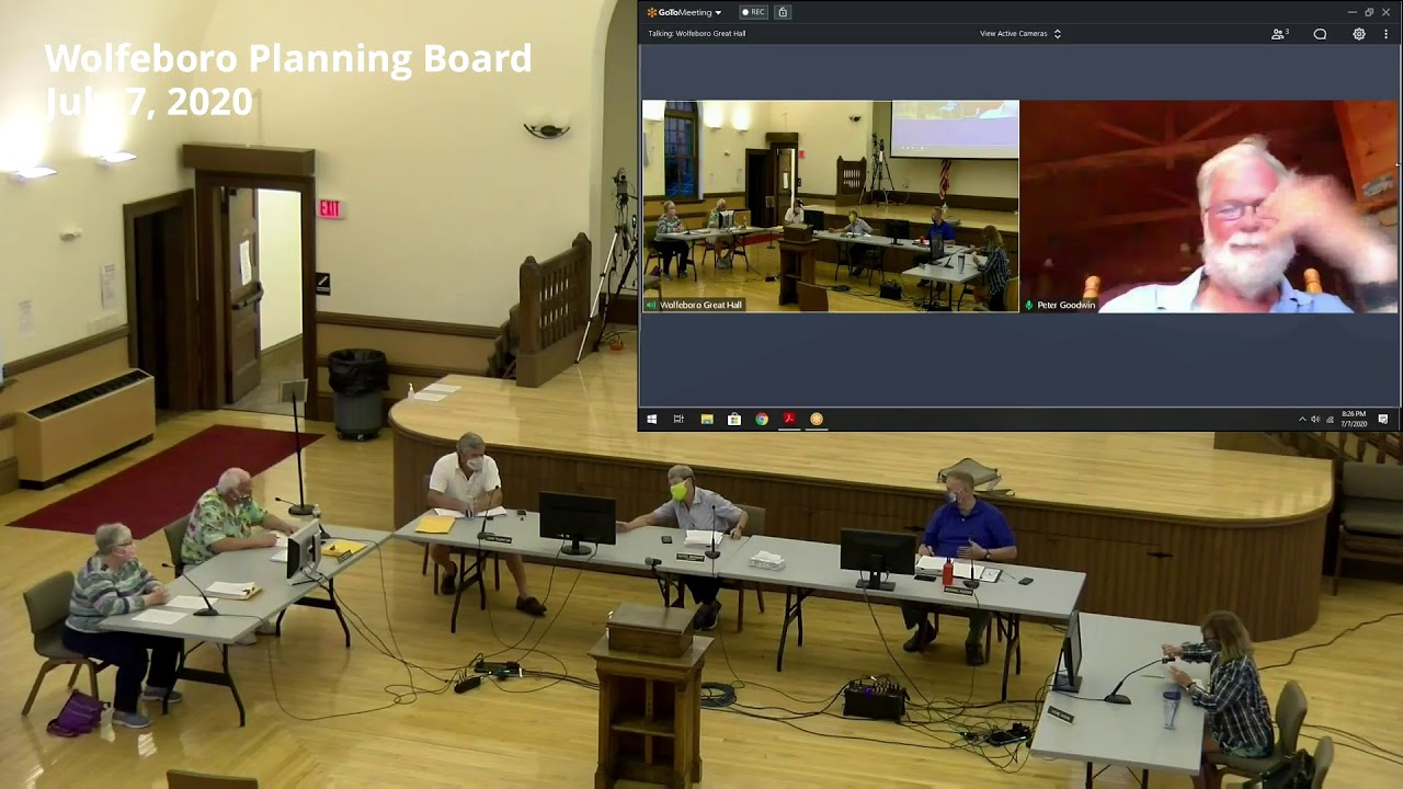 Wolfeboro Planning Board Meeting July 7 2020 YouTube