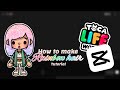 How to make rainbow hair 🌈 | Tutorial | Toca Boca ✨💕