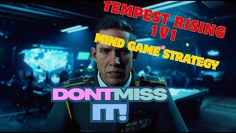 Tempest Rising 1v1 - Real Time Mind Game Strategy