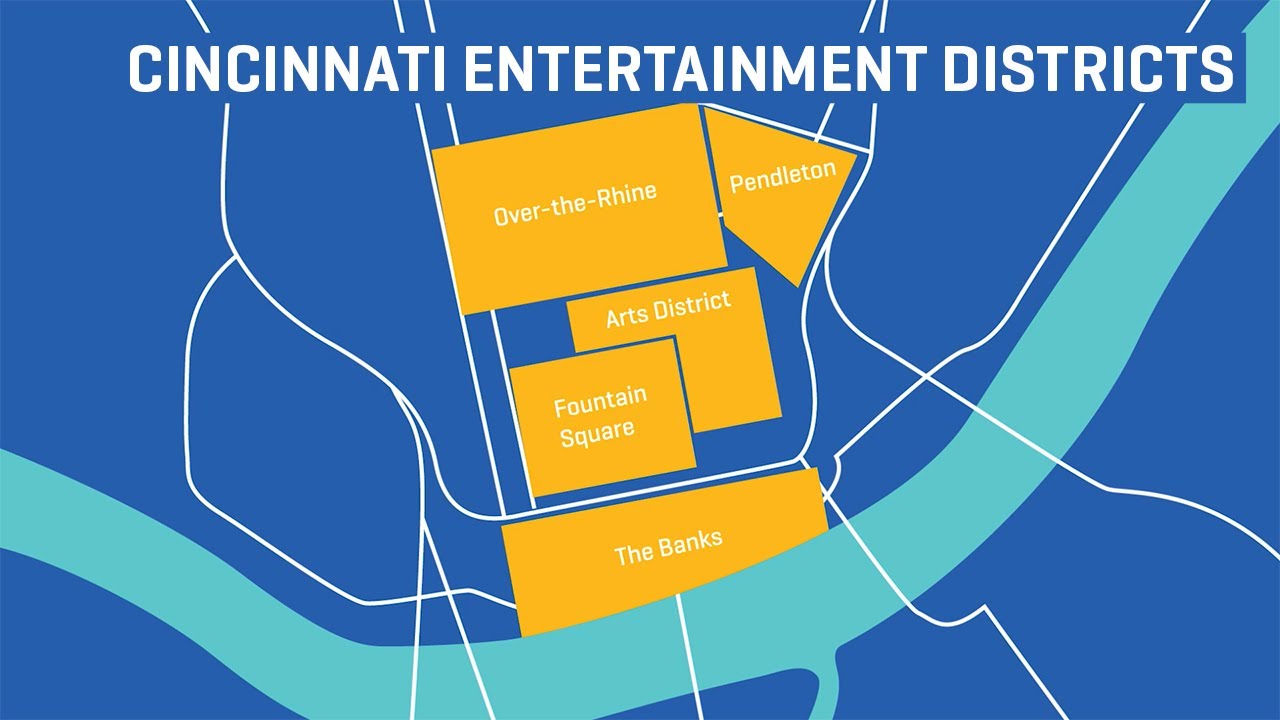 Experience Cincinnati's 5 Downtown Entertainment Districts YouTube