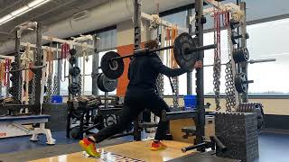 Eccentric Safety Bar Split Squat