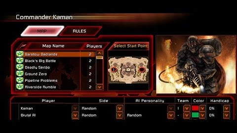 How to defeat a Brutal AI | Barstow Badlands  Skirmish | C&C 3 : Kane